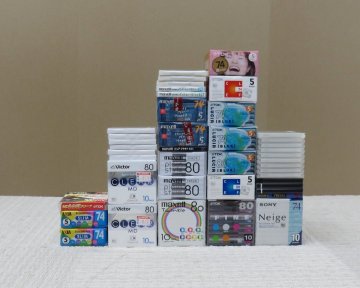 中古 未使用品 MD 記録用ミニディスク/開封済み 現状品 TDK MDレンズクリーナー(MD-LC1S) まとめ売り SONY Victor maxell AXIA