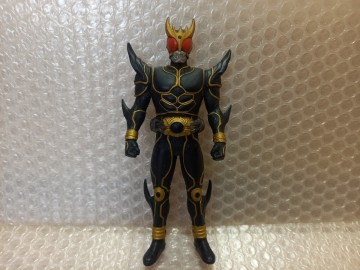 放映当時品 旧700円サイズ絶版ソフビ ライダーヒーローシリーズ 仮面ライダークウガ アルティメットフォーム リアルフィギュア