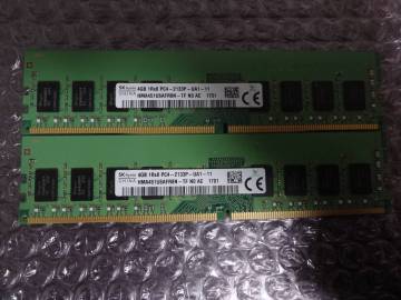 memtest済 デスク用 Skhynix DDR4-2133 8GB（4GB 2枚セット）PC4-17000②