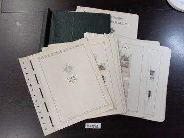 0302Y61 外国切手　ギリシャ切手　1988～　まとめ　バインダー付き　＊バインダーは中身を外していますのでご了承下さい　＊詳細は写真参照