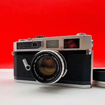 K08 防湿庫保管品 Canon MODEL 7 LENS 50mm F1.8 フィルムカメラ レンジファインダー 現状品 1円スタート キャノン