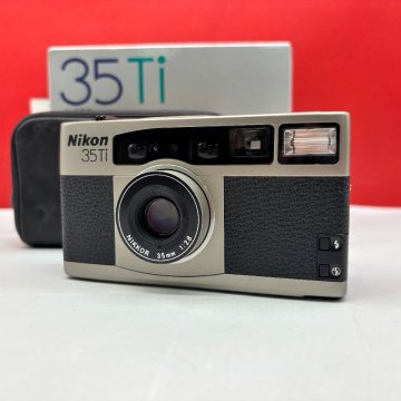 N03 Nikon 35Ti US NIKKOR 35mm F2.8 コンパクトフィルムカメラ 動作品 元箱 1円スタート ニコン