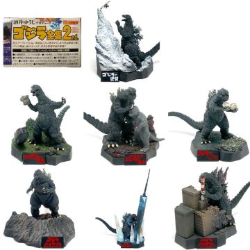  全7種フルコンプ 未組立 外箱 説明書 付 ゴジラ全集2nd 酒井ゆうじプロデュース 50周年シリーズ フィギュア