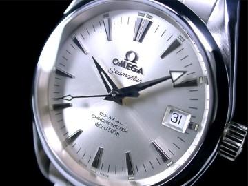 ★極美品 激レア OMEGA オメガ シーマスター アクアテラ コーアクシャル シルバ－ 2504.3000 自動巻 Cal.2500 綺麗！★