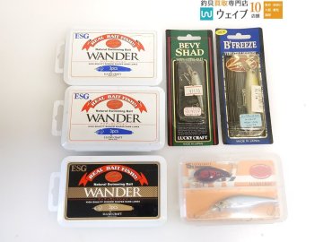 ラッキークラフト ワンダー クリアセレクション 3pcs、マッディセレクション 3pcs 等 計6個 使用