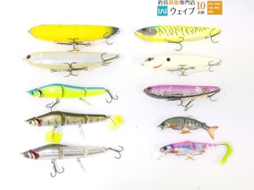 ジャッカル ダウズジャーク 190・モリックス ブリガンテ 160F・ラッキークラフト スーパーサミー 198 等 ビッグベイト 計10個