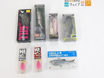 ファットラボ ネコソギル LL 、イマカツ レプリケーター トリニティ 他 ビッグベイト スイムベイト 等 計7点 未使用品