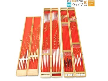 こうすい作、凱 かちどき、麗秀、旭舟、忠永、さみだれ 等 金鯱 浮子箱入り ヘラ浮子 ウキ 50本セット