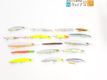 ダイワ モアザン ベイソウルミノー S-DR、デュエル ハードコア バレット ファスト、OSP ヴァルナ 110-S 等 ルアー 計 17点