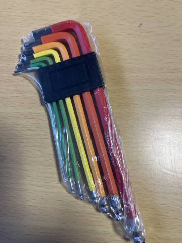 六角軸ボールレンチ/アーレンキー　7本セット　送185　