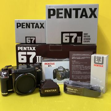 飯YB100 未使用品 PENTAX 67Ⅱ61LIMITED 5708643 ペンタックス 中判カメラ フィルムカメラ リミテッド 限定版 長期保管品 ボディ 