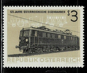 《オーストリア》1962年　鉄道125年
