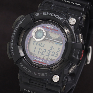 1円 保/箱付 稼働 良品 カシオ Gショック フロッグマン GWF-1000-1JF 電波ソーラー デジタル文字盤 メンズ腕時計 1565100 2JWY TAM