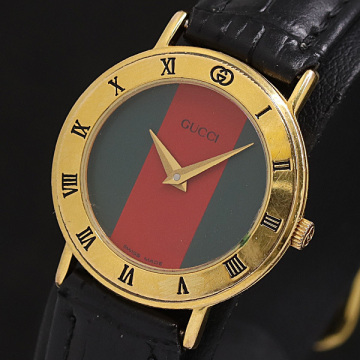 1円 グッチ 3000L QZ シェリーライン文字盤 レディース腕時計 2000000 2PRY KMT