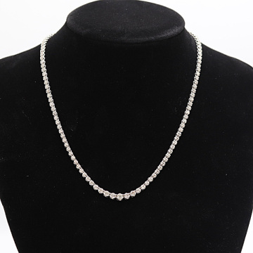1円 K18WG 16.8g ダイヤ 3.05ct ネックレス アクセサリー ジュエリー 0022330 2DKT AKO MTY
