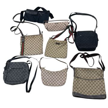 1円 まとめ売り GUCCI グッチ GGキャンバス シェリーライン ショルダーバッグ アクセサリーポーチ 8点セット 52618