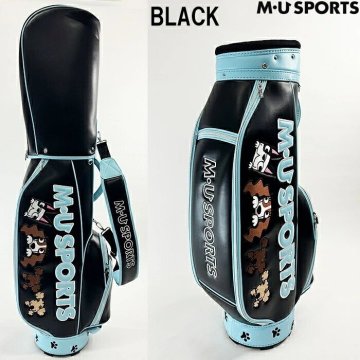 1円 M・U SPORTS　MUスポーツ 703R6154 キャディバッグ BLK（ブラック）