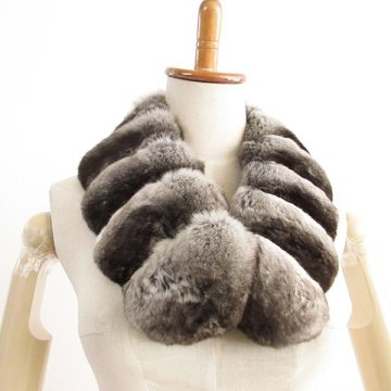 売切り!!★r8fu030816★美品 毛綺麗 チンチラ ショール ストール