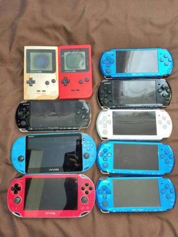 ゲーム機 ジャンク 10台セット SONY Nintendo VITA PCH-2000 PCH-1000 PSP-3000 Game Boy GBP Japan Handheld Game Console