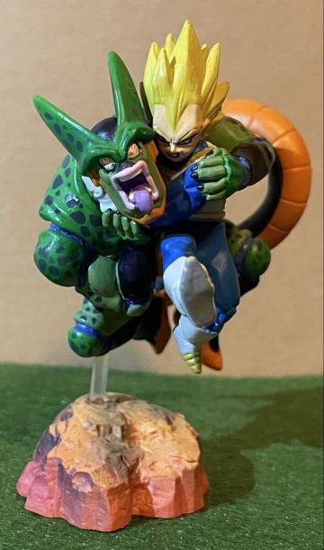 ドラゴンボールカプセル ネオ セル編改 超ベジータ VS セル ドラカプ フィギュア メガハウス セル ベジータ