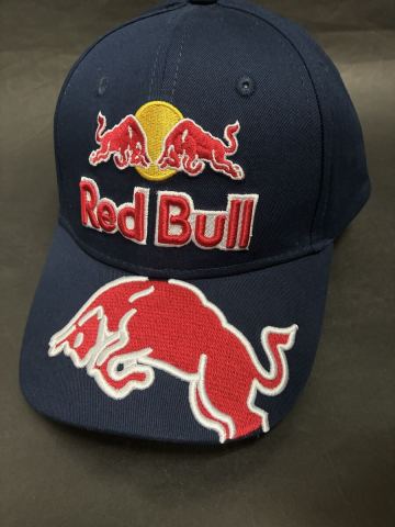 レッドブルレーシングビッグバイザーロゴベルトバックキャップネイビー