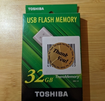 TOSHIBA USBフラッシュメモリ 32GB 新品未開封 TransMemory 東芝
