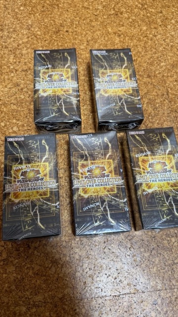 【最安値1円】新品未開封10BOXセット！(シュリンク付)遊戯王リミットオーバーコレクション　ヒーローズ　LIMIT OVER COLLECTION THE HEROES