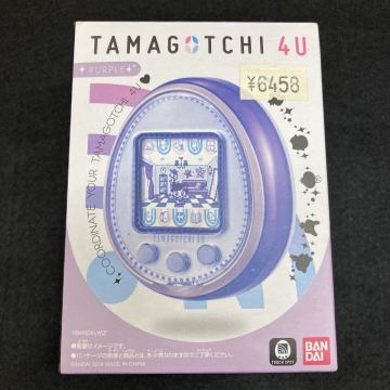 たまごっちTAMAGOTCHI 4U パープル 本体箱あり未開封未使用品レア貴重