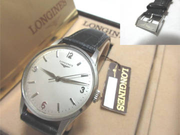 ロンジン cal.12.68ZS手巻き 純正尾錠 箱ギャラ付