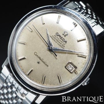 ◆1円~◆ OMEGA オメガ コンステレーション SS 自動巻き オートマ 純正ブレス USED 稼働 メンズ 腕時計 「28751」