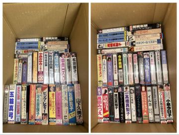 女性 カセットテープ 約60本 中島みゆき 松任谷由実 五輪真弓 岡村孝子 河合奈保子 石川優子 ピンクレディー 松田聖子 沢田聖子 岩崎良美 