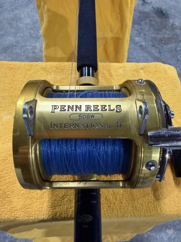 PENN REELS トローリングリール・ロッドSET インターナショナルⅡ50SW SeeKer Rod 50LB CLASS 中古品