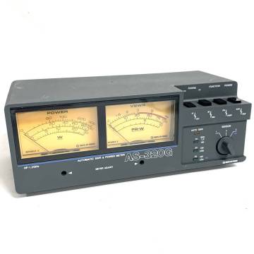 1円～ 6TA10080226 TOKYO HY-POWER 東京ハイパワー AUTO SWR & POWER METER パワーメーター パワー計 本体 AS-320G 通電動作未確認 現状品