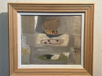 ☆脇田和☆娘と鳥☆8号☆真作保証☆登録証書付き☆文化功労者☆国際展最優秀賞☆毎日美術賞☆師 小代為重 ブブノワ☆脇田愛二郎☆日動画廊