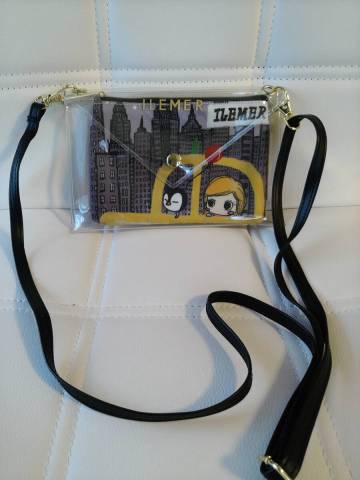 ▲未使用▲ILMER▲イルメール▲アタオ▲お財布ポシェット▲クリアポーチ▲ショルダーバッグ▲