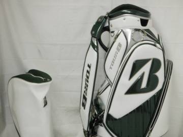 BRIDGESTONE GOLF TOUR-B 9.5型 3点式 アスリートプロモデル★中古/超美品★(WHxGR)ゴルフ キャディバック