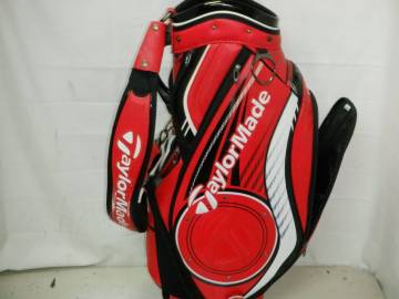 TaylorMade テーラーメイド 9.5型 アスリートスタッフ★中古★(REDxWHxBK)ゴルフ キャディバック