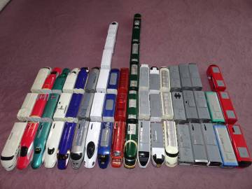 1円スタート プラレール 新幹線・スカイライナー・ロマンスカー・瑞風・サンダーバード・電車他 18セット 動作確認済