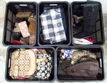 1円～ COACH/GUCCI/PRADA他 80点以上 ブランド バッグ 財布 靴 小物類他 傷みあり 状態未確認 ジャンク品 まとめ ◆8652