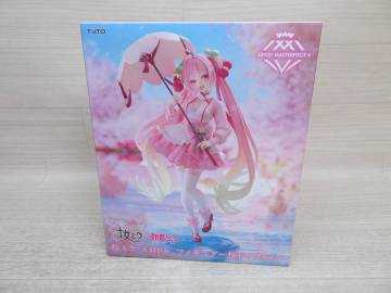 08/&Omega;408★プライズフィギュア★「キャラクター・ボーカル・シリーズ01 初音ミク」 AMP＋ フィギュア～桜ドレスver.～　　桜ミク