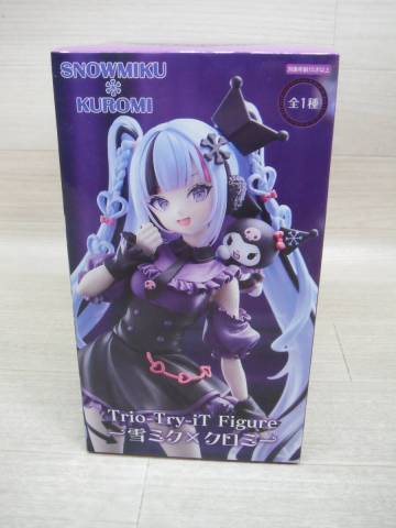 08/H709★雪ミク&times;クロミ　 Trio-Try-iT Figure-雪ミク&times;クロミ-★プライズ★未開封