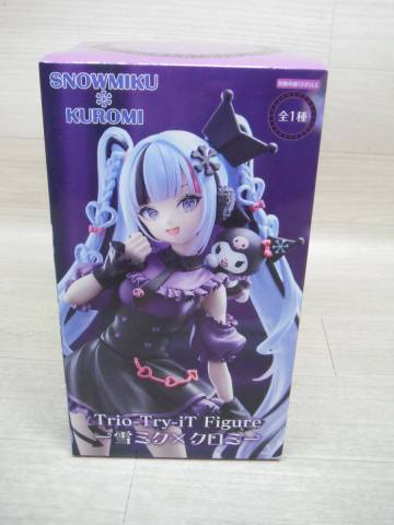 08/H711★雪ミク&times;クロミ　 Trio-Try-iT Figure-雪ミク&times;クロミ-★プライズ★未開封