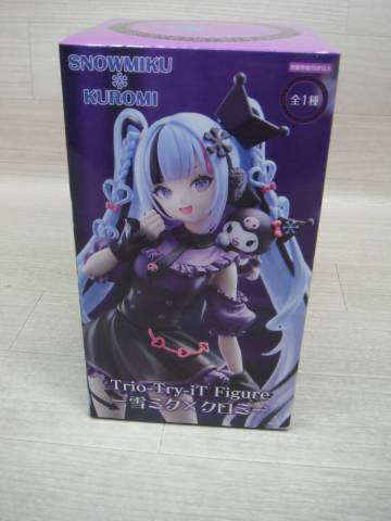 08/H714★雪ミク&times;クロミ　 Trio-Try-iT Figure-雪ミク&times;クロミ-★プライズ★未開封