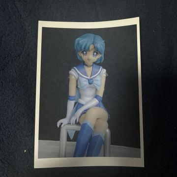 【限定品】美少女戦士セーラームーン　お座り・スーパーマーキュリー　水野亜美　1/2.5 Free-X キャストキット
