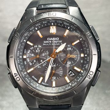 CASIO カシオ WAVE CEPTOR ウェーブセプター マルチバンド6 WVQ-M410 腕時計 アナログ 電波ソーラー タフソーラー ラバーバンド ブラック