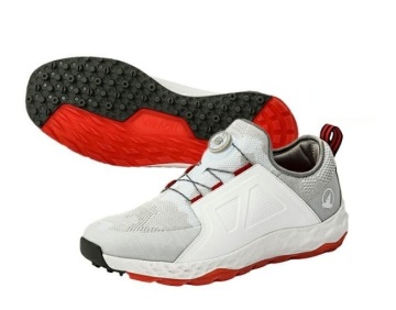 ・スピード発送 新品未使用 HONMA GOLF(ホンマゴルフ) ダイヤル式 4E対応 撥水機能 スパイクレスシューズ SR12402(WH)２６．５ＣＭ