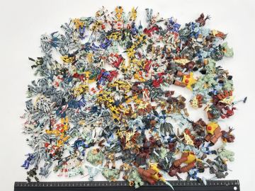 0310E【汚れあり・未検品】大量 セット まとめ ガンダム コレクション フィギュア 百式 ガンキャノン ジム ボール ジムスナイパー 他