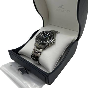 CASIO/カシオ OCEANUS オシアナス マンタ 電波ソーラー腕時計 チタン OCW-S400-1AJF 