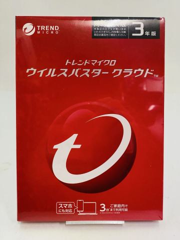 ☆【未開封品】TREND MICRO トレンドマイクロ ウイルスバスター クラウド TM 3年版 パッケージ版