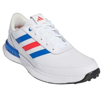 1・スピード発送 新品未使用 adidasGolf(アディダスゴルフ) S2G SL Leather 24 軽量スパイクレス IF0300(White/Royal/Red)２６．０CM